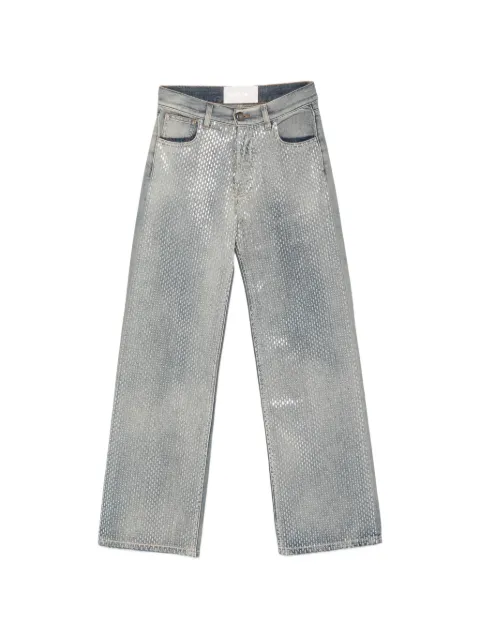 Circus Hotel sequin-embellished wide-leg jeans Blue H6WY30