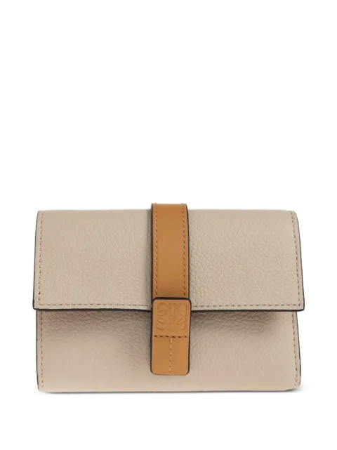 LOEWE pebbled leather wallet Neutrals C660S86X04