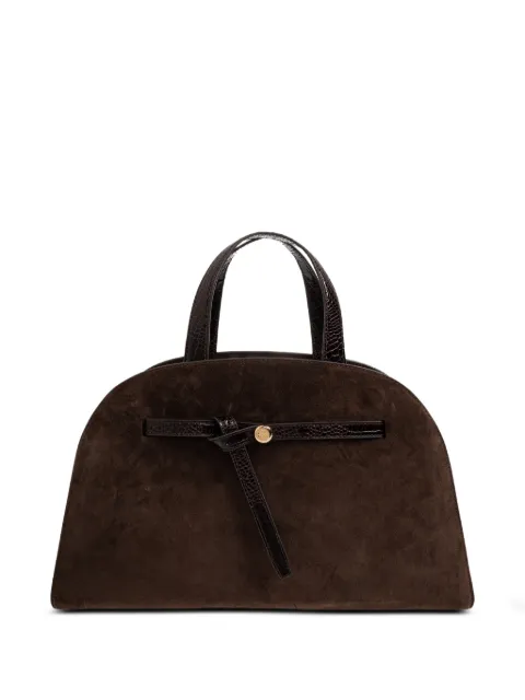 Tory Burch Romy suede bauletto bag Brown 183363