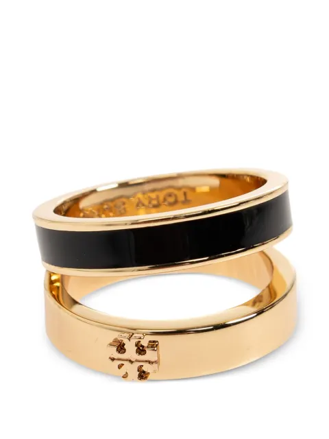 Tory Burch Icon enamel double ring Gold 184446