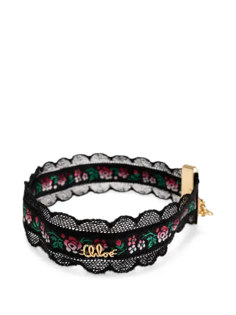 Chloé Folk floral-motif necklace Gold CH26WJN43CPB