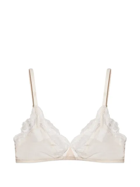 Hanro Lysia lace-trim bra Neutrals 0707600