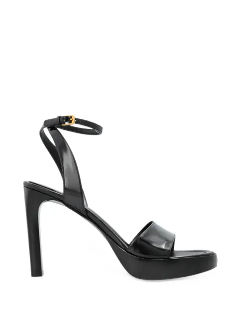Balenciaga Fargo Sand ankle-strap sandals Black 874039WCEF1