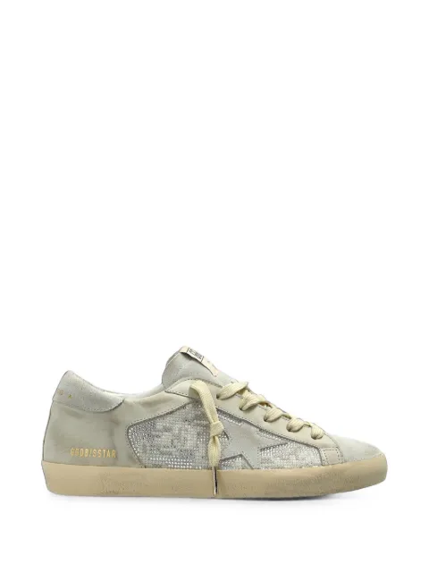 Golden Goose Super-Star crystal-embellished sneakers Neutrals GWF00103F008762