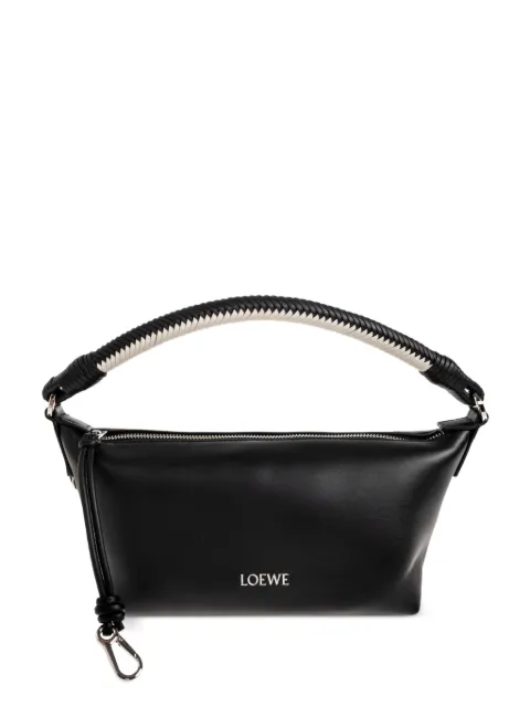 LOEWE mini Cala braided-handle tote bag Black A120HPLX04