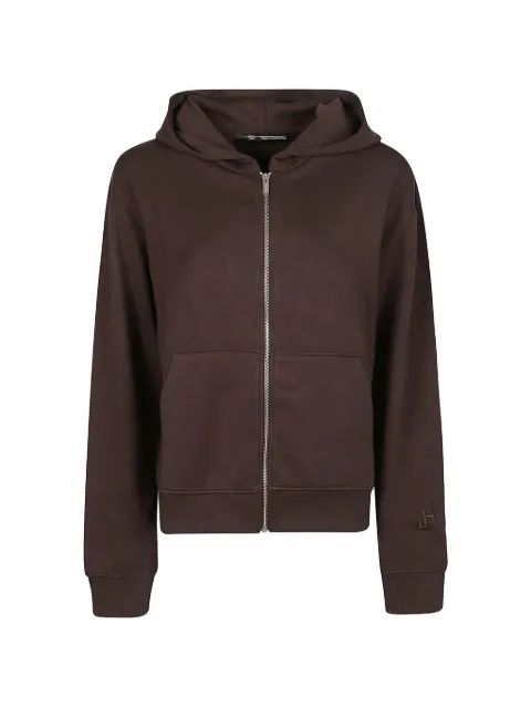 HINNOMINATE zip-up hoodie Brown HMABW03132