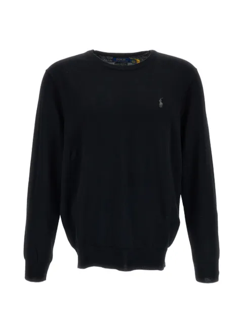 Polo Ralph Lauren embroidered logo sweater Black 710954589004