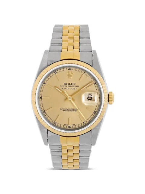 Rolex Datejust 36mm watch Gold 16233