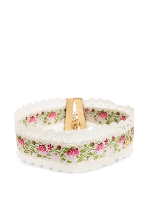 Chloé Folk floral-motif necklace Gold CH26WJN42CPB