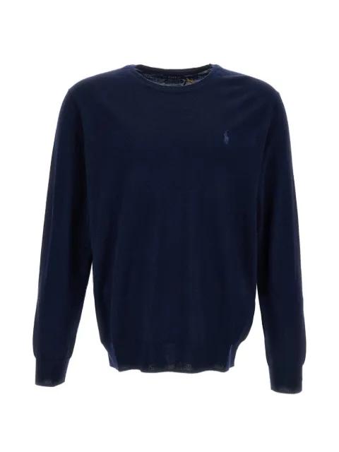 Polo Ralph Lauren embroidered logo sweater Blue 710954589002