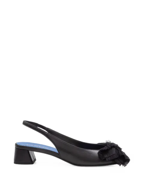 Lanvin bow-embellished pumps Black FWPUMP1DNAPA