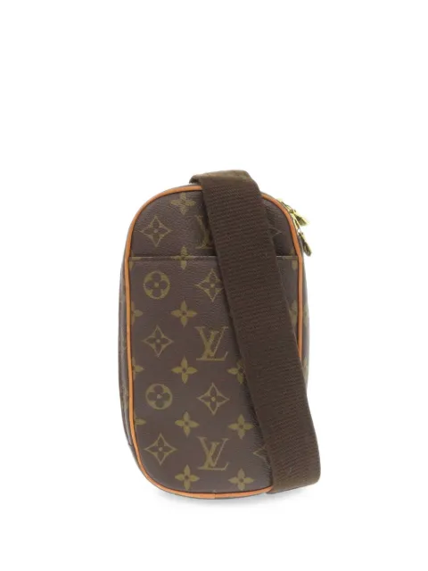 Louis Vuitton Pre-Owned 2002 Monogram Pochette Gange crossbody bag Brown TLRMAAKZRIWPKL3R