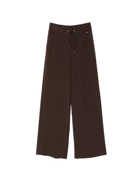 Herno drawstring wide-leg trousers Brown PT000176D127155