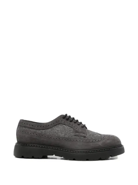 Doucal's brogue-detail panelled Derby shoes Grey DU2523GOTNPG447NN05