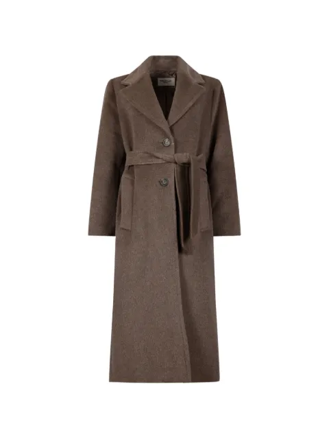 Weekend Max Mara belted button-fastening coat Brown 5016112600