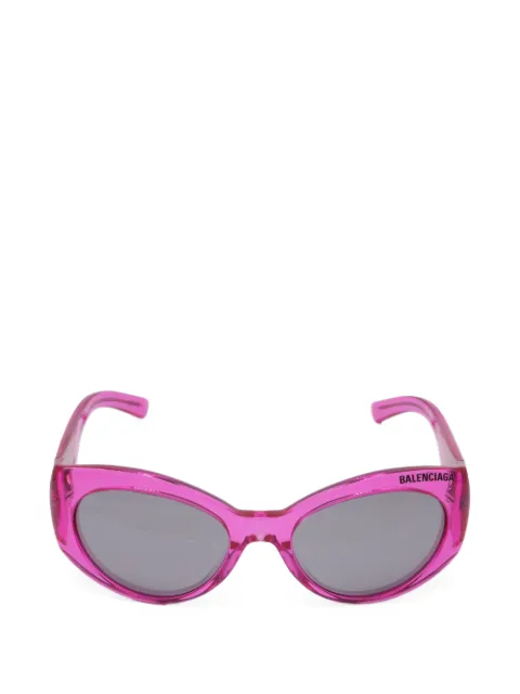 Balenciaga Pre-Owned BB0267S round sunglasses Pink BAPUUSAC782511M