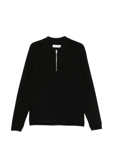 SAMSOE SAMSOE half-zip knitted sweater Black 10490