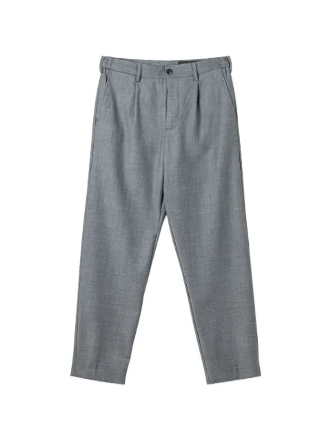 White Sand Luke pleated tapered trousers Grey 26WSU02106