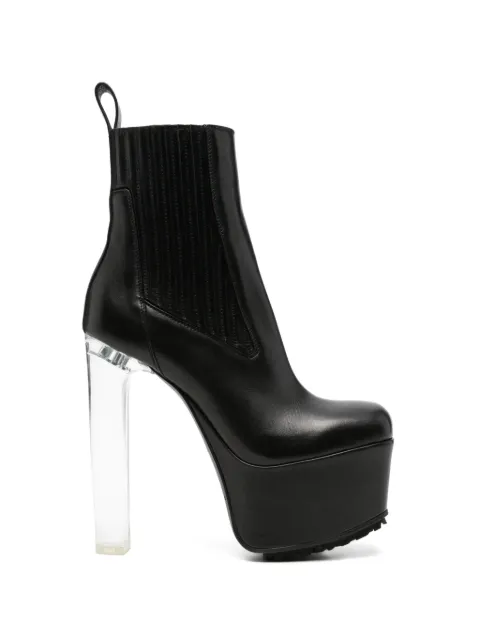 Rick Owens Kiss platform ankle boots Black RP02F5845LOOEC0