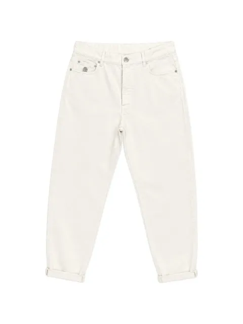 Brunello Cucinelli logo-patch jeans White M237PO2090C7007