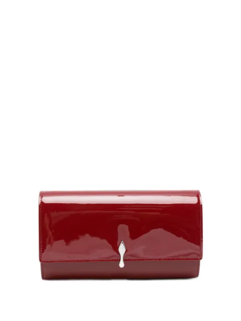 Christian Louboutin Bettina leather clutch bag Red 3265344R947