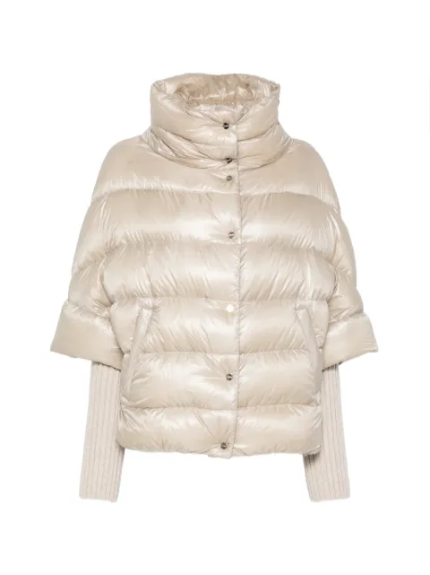 Herno quilted high-neck coat Neutrals PI002256D12017Z1985