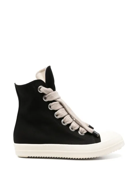 Rick Owens DRKSHDW Jumbolace high-top lace-up sneakers Black DU02F6818DOW2