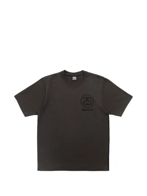 Stüssy Link Sport pigment-dyed T-shirt Black STUS525