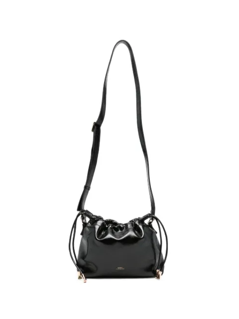A.P.C. mini Ninon leather shoulder bag Black PUABRF61582