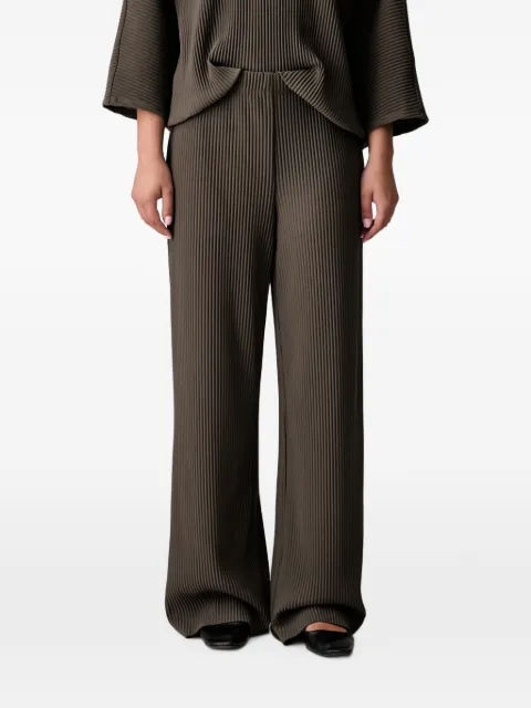 Joseph Ribkoff plissé-effect wide-leg trousers Grey 254006F26