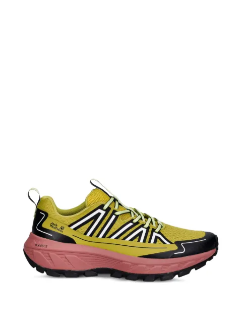 JACK WOLFSKIN Wild Hike mesh-panelled lace-up sneakers Yellow A65582