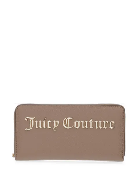 Juicy Couture Jasmine logo-plaque zip-around wallet Neutrals WIJJM5341WVP