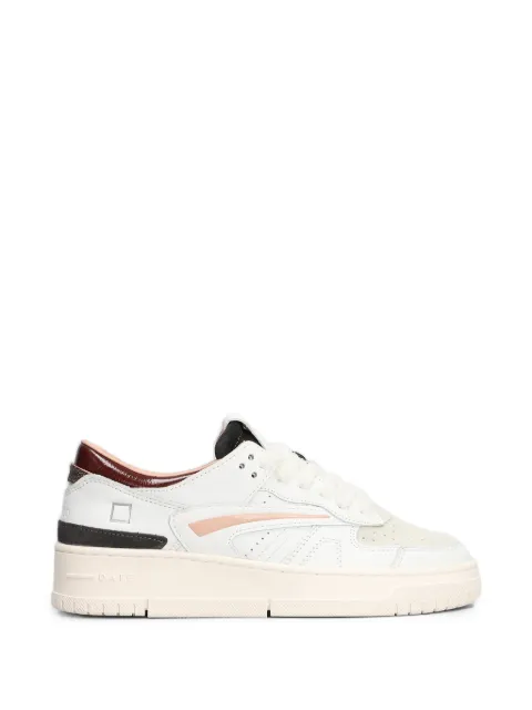 D.A.T.E. Torneo perforated panelled sneakers White W451TOCOWX