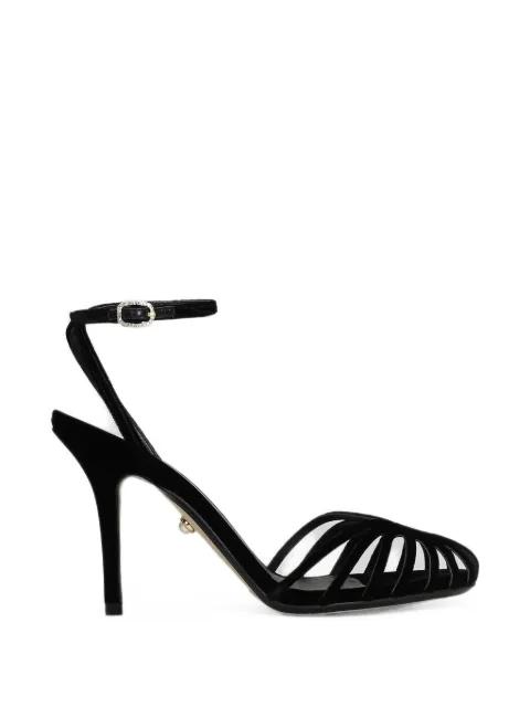 Alevì Blake cage-strap stiletto sandals Black L26SC001R1402