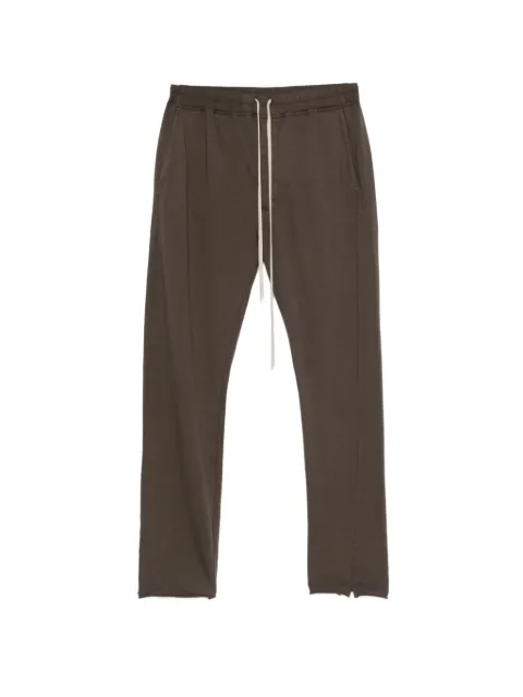 Rick Owens DRKSHDW drawstring-fastening track pants Brown DU02F6392RIG