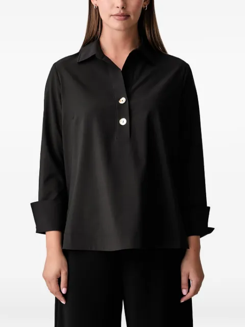Joseph Ribkoff button-down collar blouse Black 263928