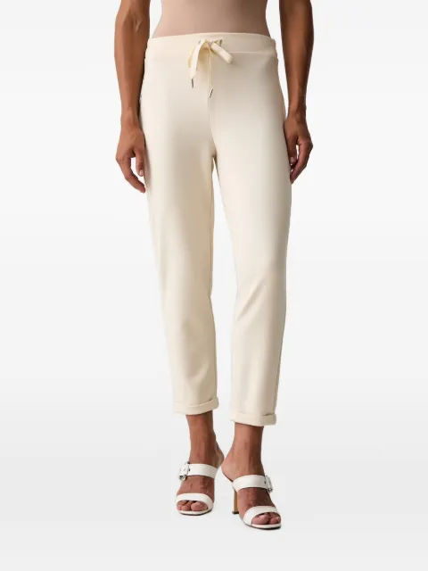 Joseph Ribkoff drawstring-waist turn-up track pants White 261606F26