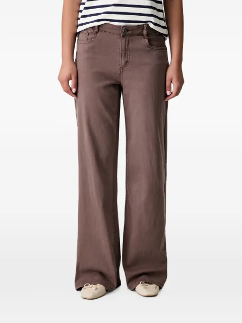 Joseph Ribkoff Goldie wide-leg jeans Brown 251968F26