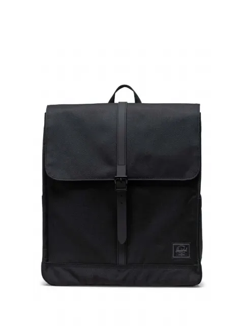 Herschel Supply Co. City buckle-strap flap backpack Black 1137605881
