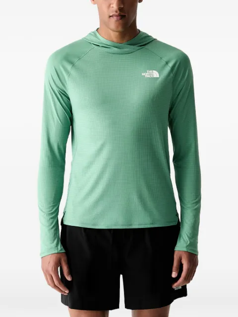 The North Face Sunriser grid-pattern raglan-sleeve hoodie Green NF0A8BN8