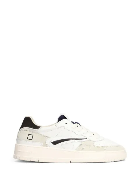 D.A.T.E. Torneo Pure panelled leather sneakers White M451TPCAWN