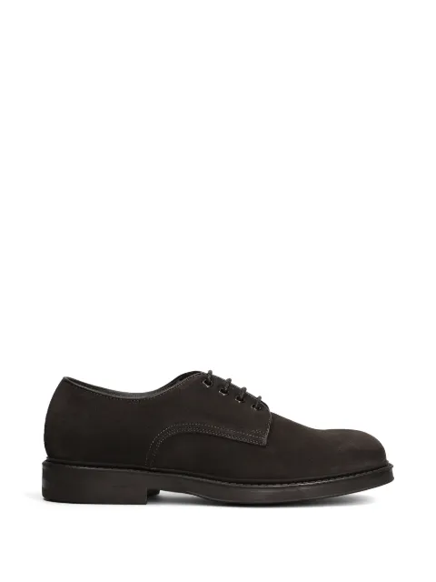 Green George lace-up Derby shoes Brown 9018