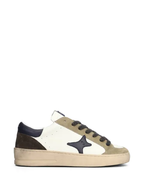 Ama Brand star-patch panelled sneakers White 4746