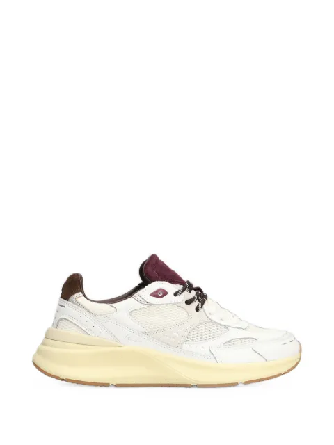 D.A.T.E. Musa HF mesh-panelled leather sneakers White W451MSHFWN