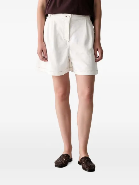 PS Paul Smith pleated-detail mini shorts White W2R354TV31433