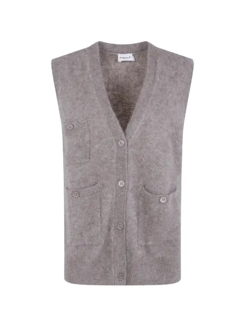 P.A.R.O.S.H. button-up patch-pocket cardigan Brown D500752LYAK
