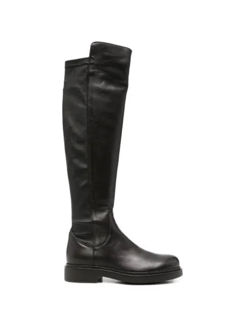 AGL leather over-the-knee boots Brown D786506PGK0689