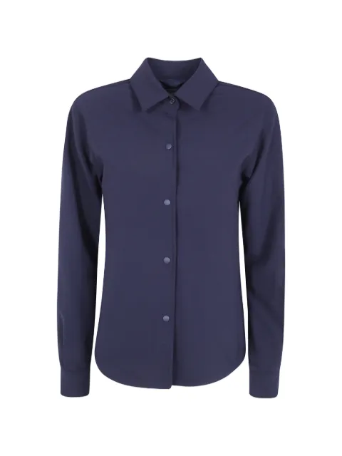ASPESI Glue press-stud long-sleeve shirt Blue 5485Z058