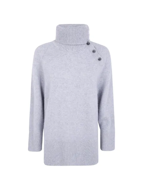 Emporio Armani button-detail roll-neck sweater Grey EW004686AF29557
