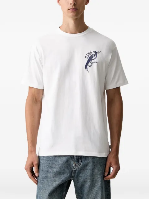 Scotch & Soda x Royal Delft graphic-print T-shirt White 184292
